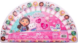 Gabby's Dollhouse Stifteset mit Radiergummi 20er-Pack