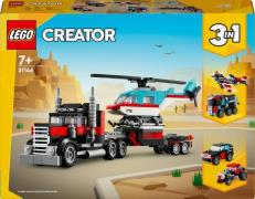 LEGO Creator 31146 Tieflader mit Hubschrauber