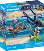 Playmobil 71419 Pirates Baukasten Kampf gegen den Riesenoktopus