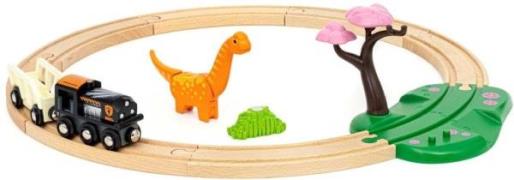 BRIO World 36098 Kreisrunde Spielbahn mit Dinosaurier