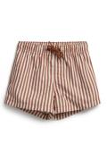 Nordbjørn Solarino UV-Badehose, Brown Stripe, 110-116