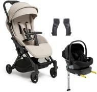 Beemoo Easy Fly Lux 4 Buggy inkl. Route i-Size Babyschale &  Basis, Sa...