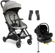 Beemoo Easy Fly 4 Buggy inkl. Route i-Size Babyschale &  Basis, Stone ...