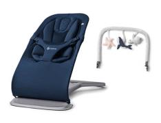 Ergobaby Evolve 3-in-1 Babywippe inkl. Spielbogen, Midnight Blue