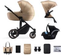 Kinderkraft PRIME 2 3-in-1 Kombikinderwagen Travelsystem inkl. Mink Pr...