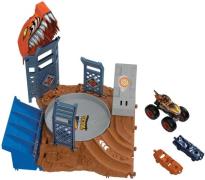 Hot Wheels Monster Trucks Arena Smashers Spielset Tigerhai