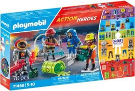 Playmobil 71468 Action Heroes Bausatz My Figures Feuerwehr