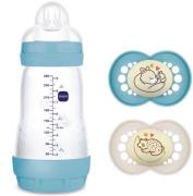 MAM Original Night Silikon Schnuller 2er-Pack &  Easy Start Babyflasch...