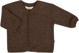 Joha Strickjacke Merinowolle, Dark Brown, 70