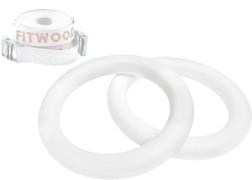 FitWood ULPU MINI Turnringe, Weiß