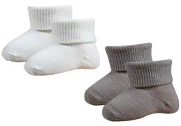 Janus Socken Baby 2er-Pack, Beige, 18-19