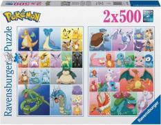 Ravensburger Puzzle x 2 Pokémon 500 Teile