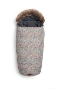 Petite Chérie Essence Daunen-Fußsack, Flowers Grey, Winterfußsäcke