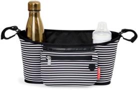 Skip Hop Stroller Organizer, Black/White Stripe