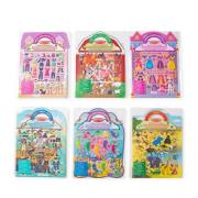 Melissa &  Doug Stickersets Wiederverwendbar, 6er-Pack