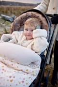 Petite Chérie Essence Daunenfußsack, Pastel Dots, Winterfußsäcke
