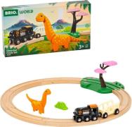 BRIO World 36098 Kreisrunde Spielbahn mit Dinosaurier