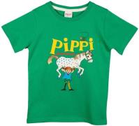Pippi Langstrumpf T-Shirt, Grün, 122-128