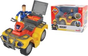 Feuerwehrmann Sam Spielset Mercury-Quad mit Figur