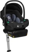 Lionelo Astrid i-Size Kindersitz inkl. Basis, Black/Grey