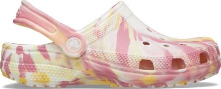 Crocs Classic Glow Marbled Kinder Sandalen, Daylily/Multi, 34-35