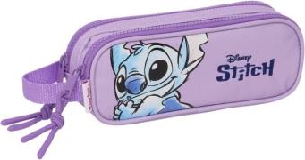 Disney Lilo and Stitch Doppel-Federmäppchen Sweet, Blau/Lila