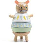 Djeco BabySouri Maus Stapelturm, Babyspielzeug