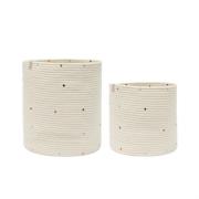 OYOY Konfetti Cotton Rope Körbe 2er-Pack