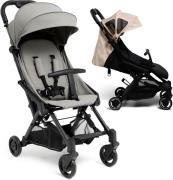 Beemoo Easy Fly 4 Buggy inkl. Breezy Verdeck, Stone Grey/Mocha Beige