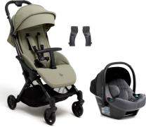 Beemoo Easy Fly Lux 4 Buggy inkl. Route i-Size Babyschale, Spring Gree...