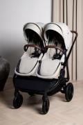 Beemoo Pro Twin 2 Geschwisterwagen, Latte Beige