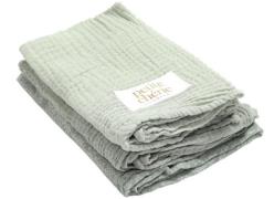 Petite Chérie Musselintuch 3er-Pack, Light Green