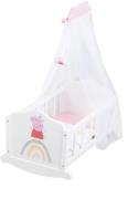 Peppa Wutz Puppenbett mit Betthimmel