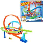 Hot Wheels Loop Cyclone Challenge Rennstrecke