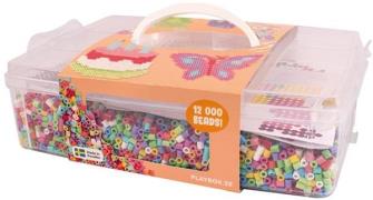 Playbox Basteltasche mit Bügelperlen Happy Mix 12000 Teile